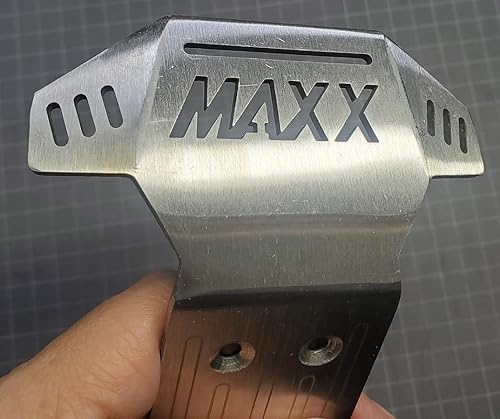 Miniatura 8 de Placa de deslizamiento frontal de acero inoxidable para Traxxas 110 New MAXX - Estándar 1 pieza