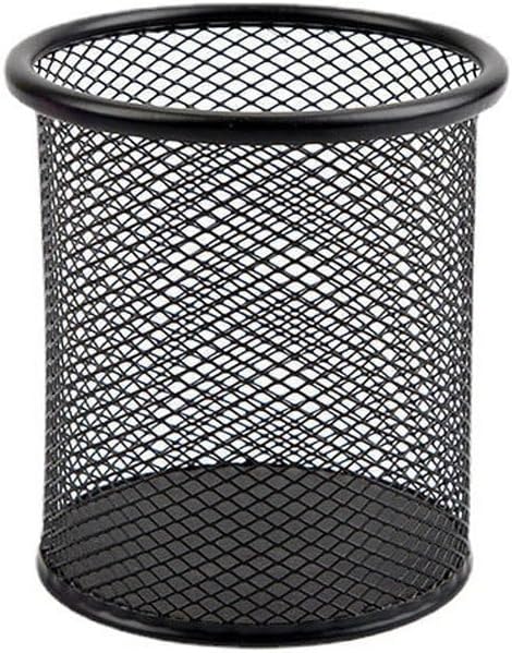Grid pen holder, large capacity, storage box, ornament, office supplies, bucket