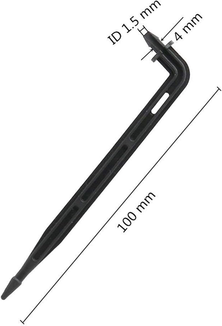 ガーデンミストドリップ灌漑コネクタ 3mm湾曲した滴り落ちる矢印ドリッパーガーデンマイクロドリップ灌漑の乾燥機3 / 5mmホースイ