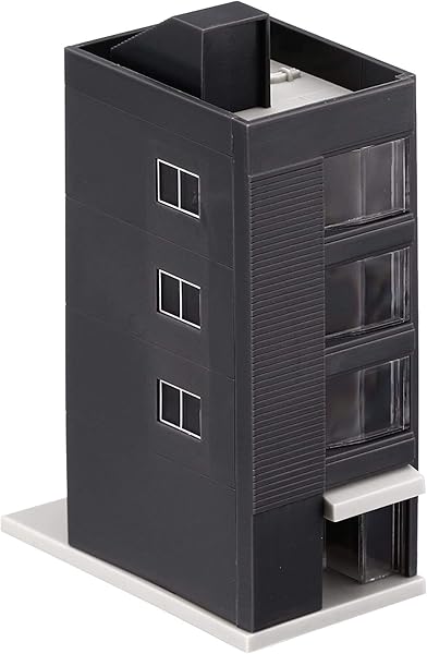 Amazon _ TOMIX Nゲージ 商業ビルA ダークグレー 4242 鉄道模型用品 _ 鉄道模型 通販