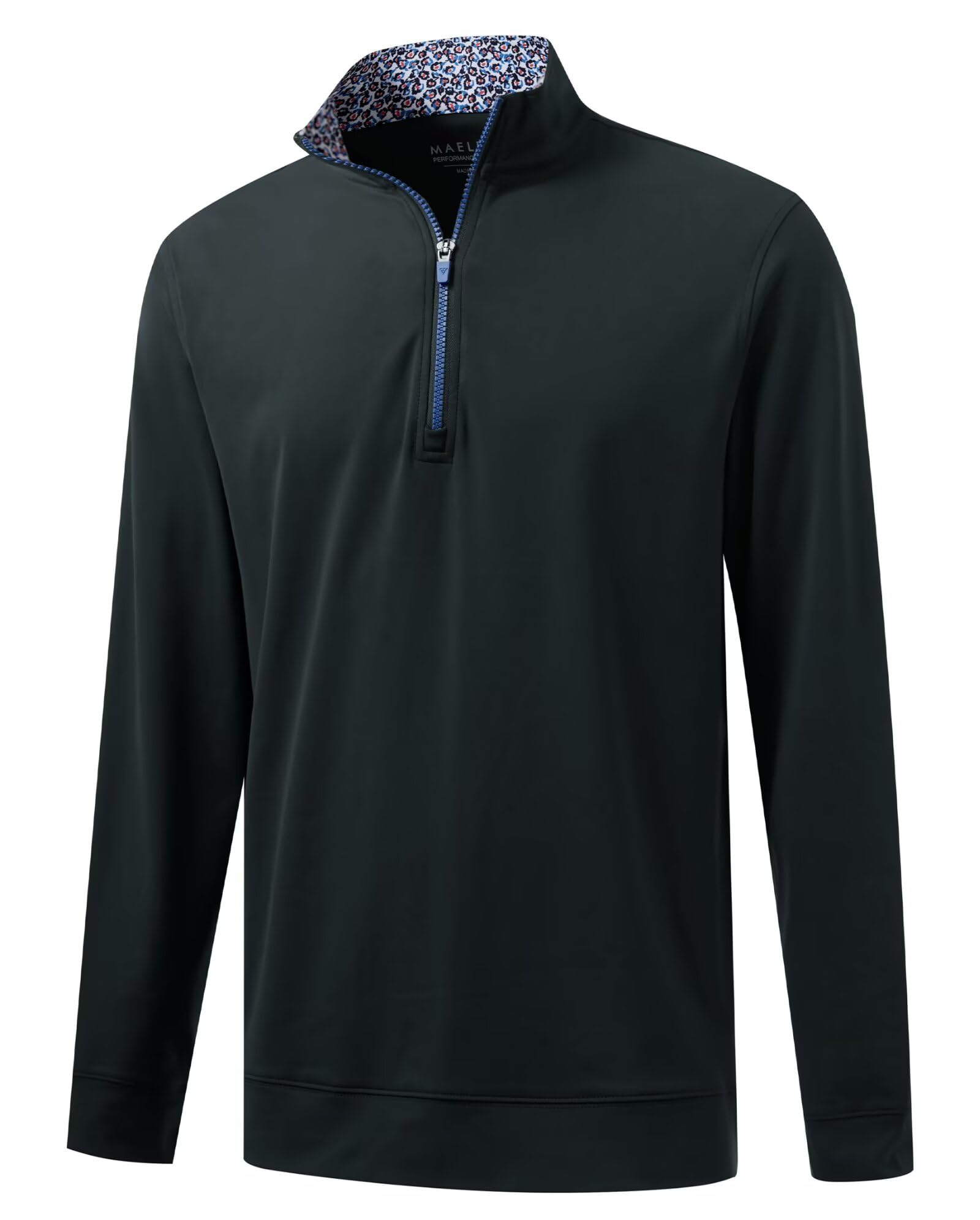 m maelreg Men's Quarter Zip Pullover Lightweight Mock Neck Long Sleeve Midlayer Athletic Golf Half Zip Sweatshirt for Men-picture-47