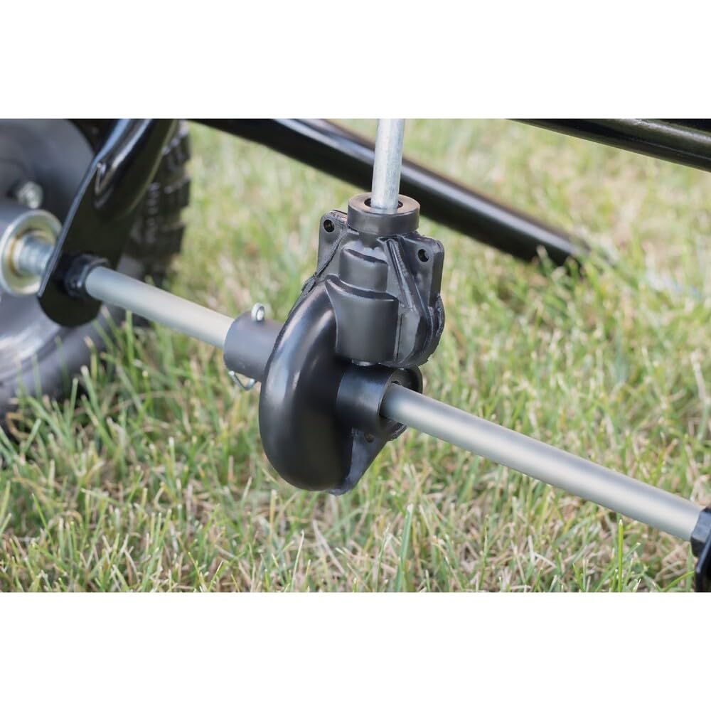Agri-Fab AG45-0388 Streuwagen, zum Schieben, 38,5 kg, Schwarz