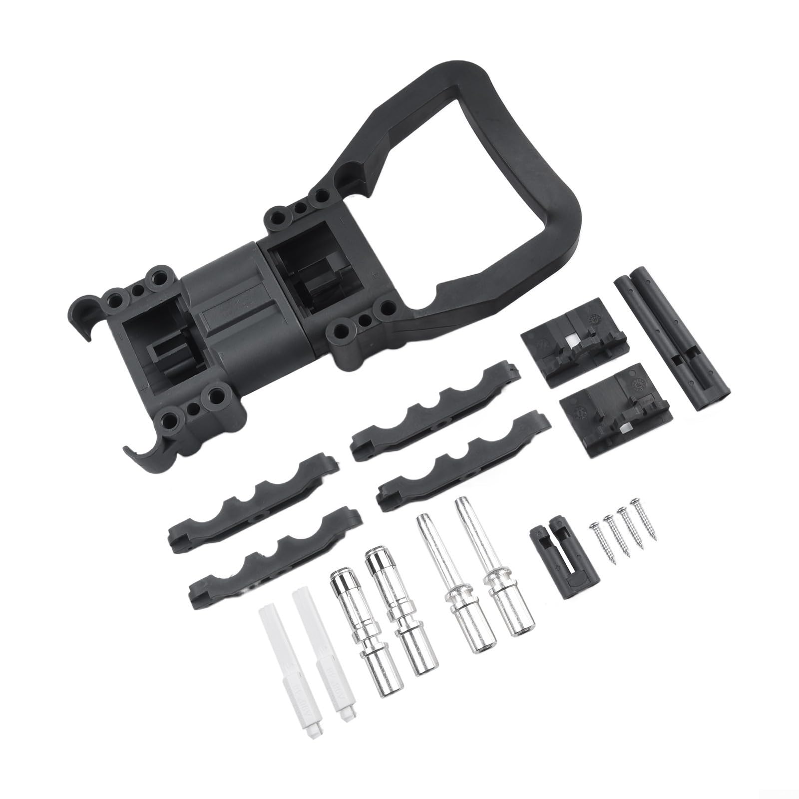 Conector de alimentación para carretilla de cobre revestido de plata