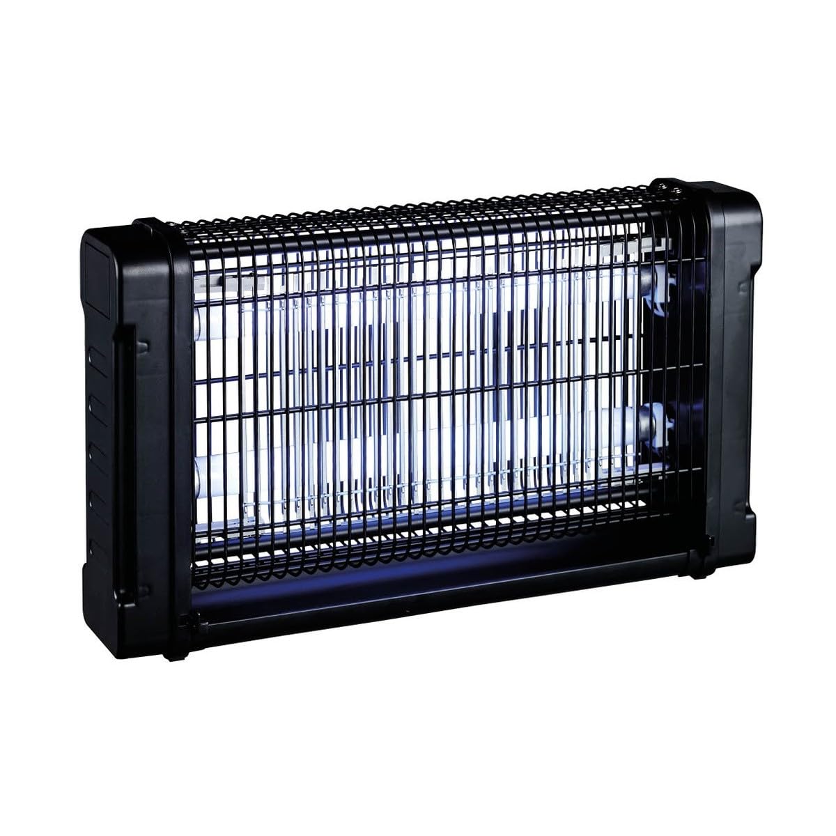 INTEC - Lampada Anti Zanzara Neon UV 20W Interno/Esterno - Trappola per insetti nera 80m² Griglia ad alta tensione Elimina mosche, zanzare e insetti volanti