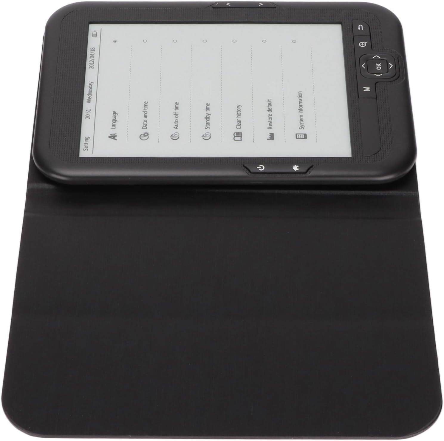 SUNGOOYUE E Reader, 6in 800x600 HD Ink Screen Eye Protection Ebook Device with FM Music Playback, for (8GB)