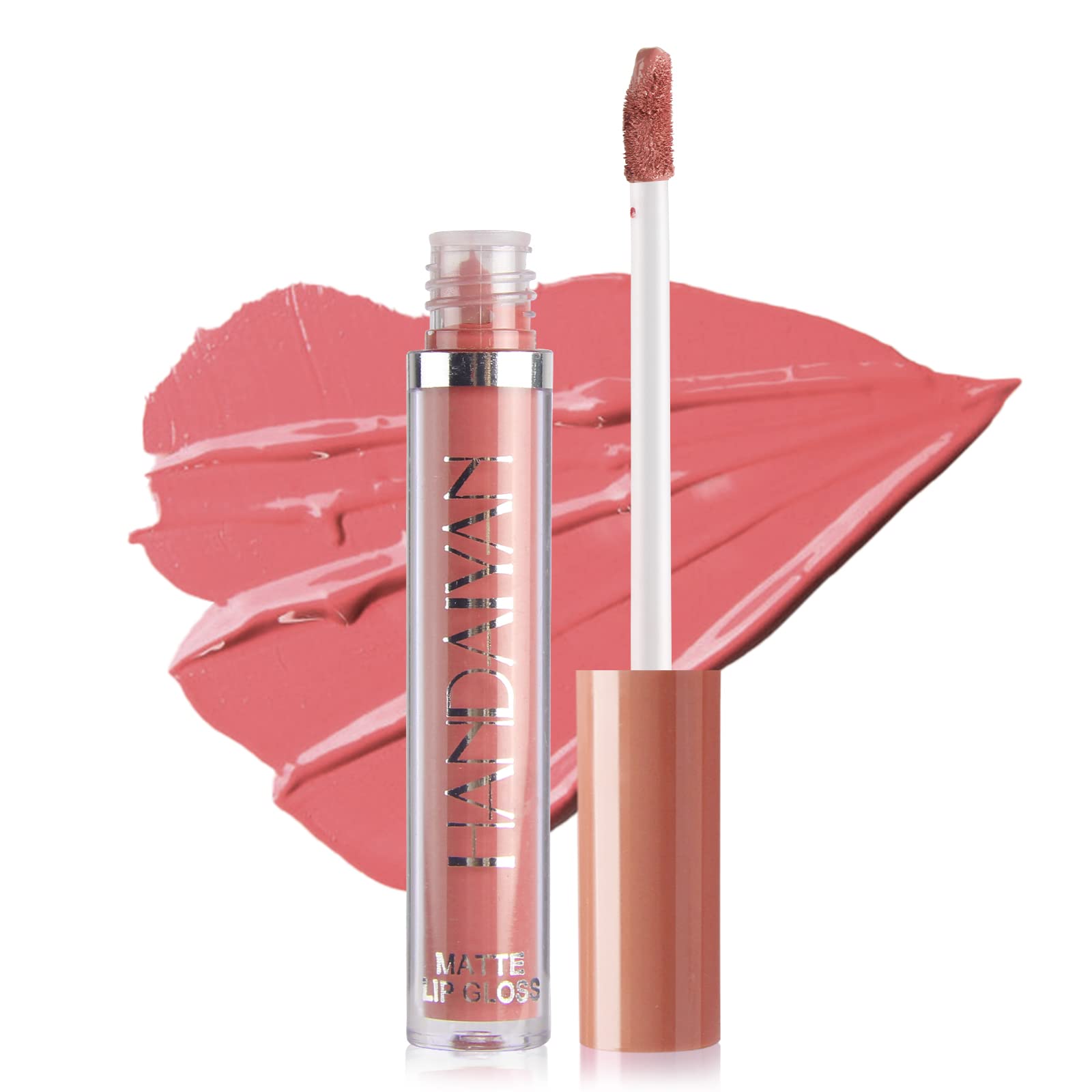 6Pcs Matte Liquid Lipstick Makeup Set, HANDAIYAN Matte liquid Long-Lasting and Waterproof Wear, Non-Stick Cup Lip Gloss, Great Choice and Gift for Woman Girls (#09)