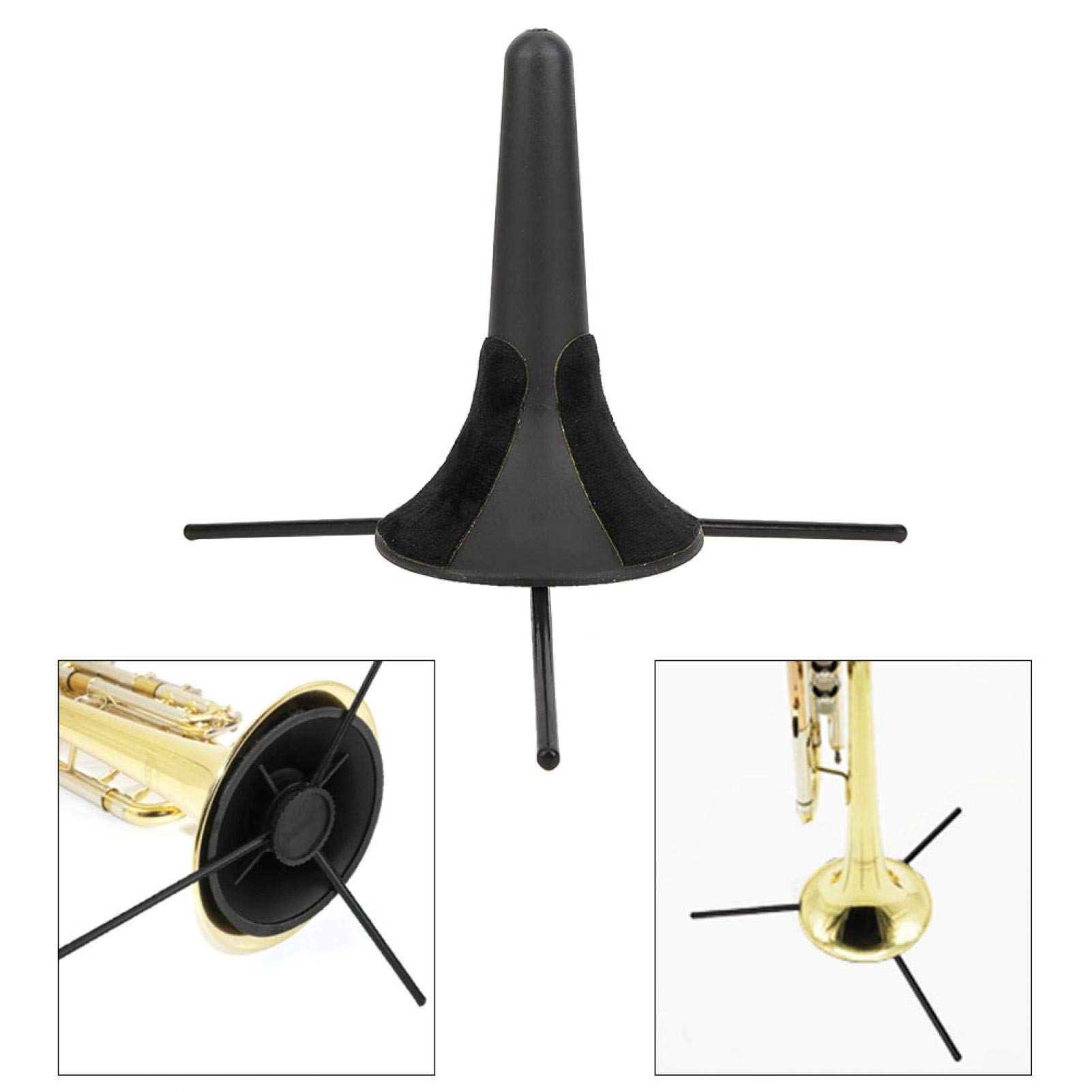 Soporte Plegable para Trompeta, Trípode Universal de Metal Ligero, Portátil, Accesorio para Instrumentos Musicales
