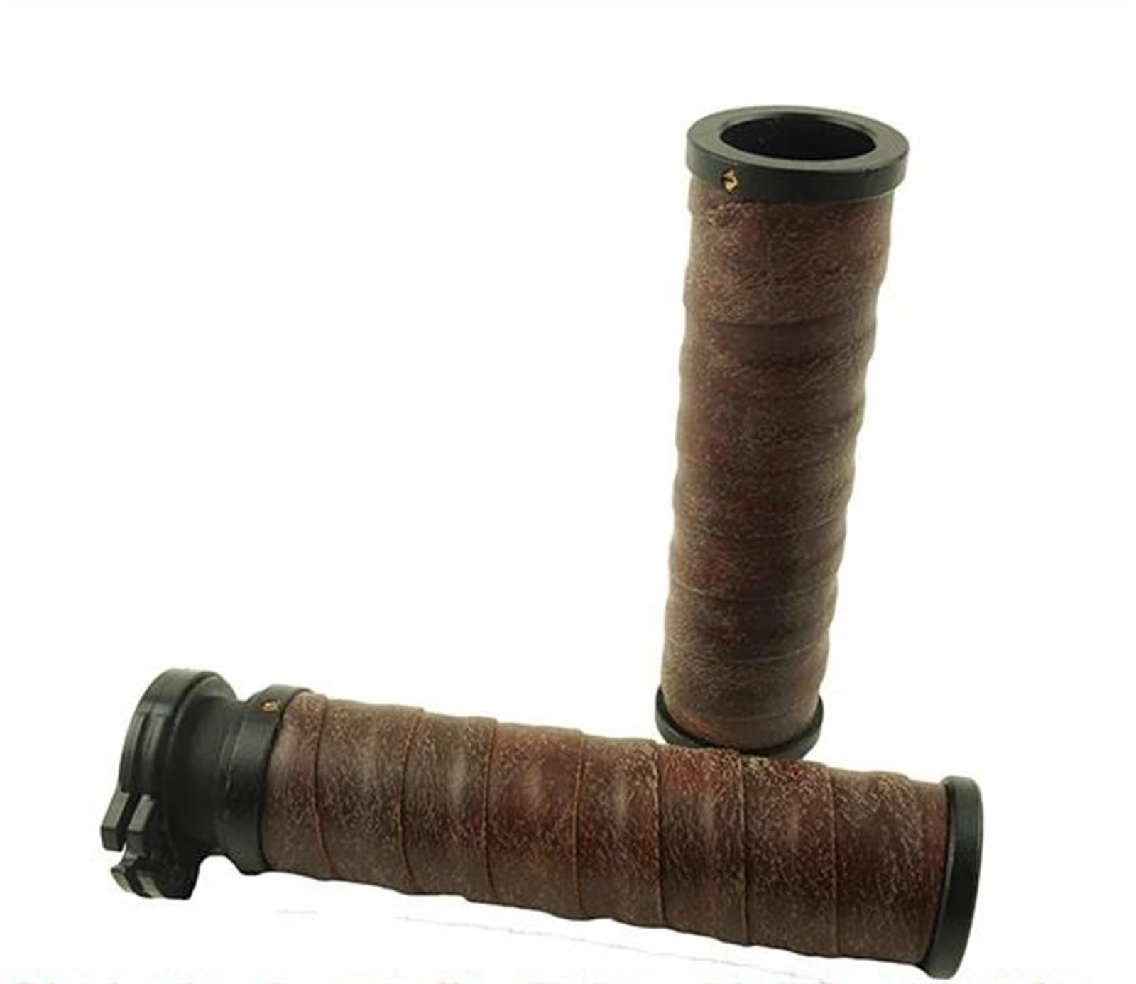 Amazon.co.jp: レトロ Pu レザーハンドルバーグリップ 7/8 