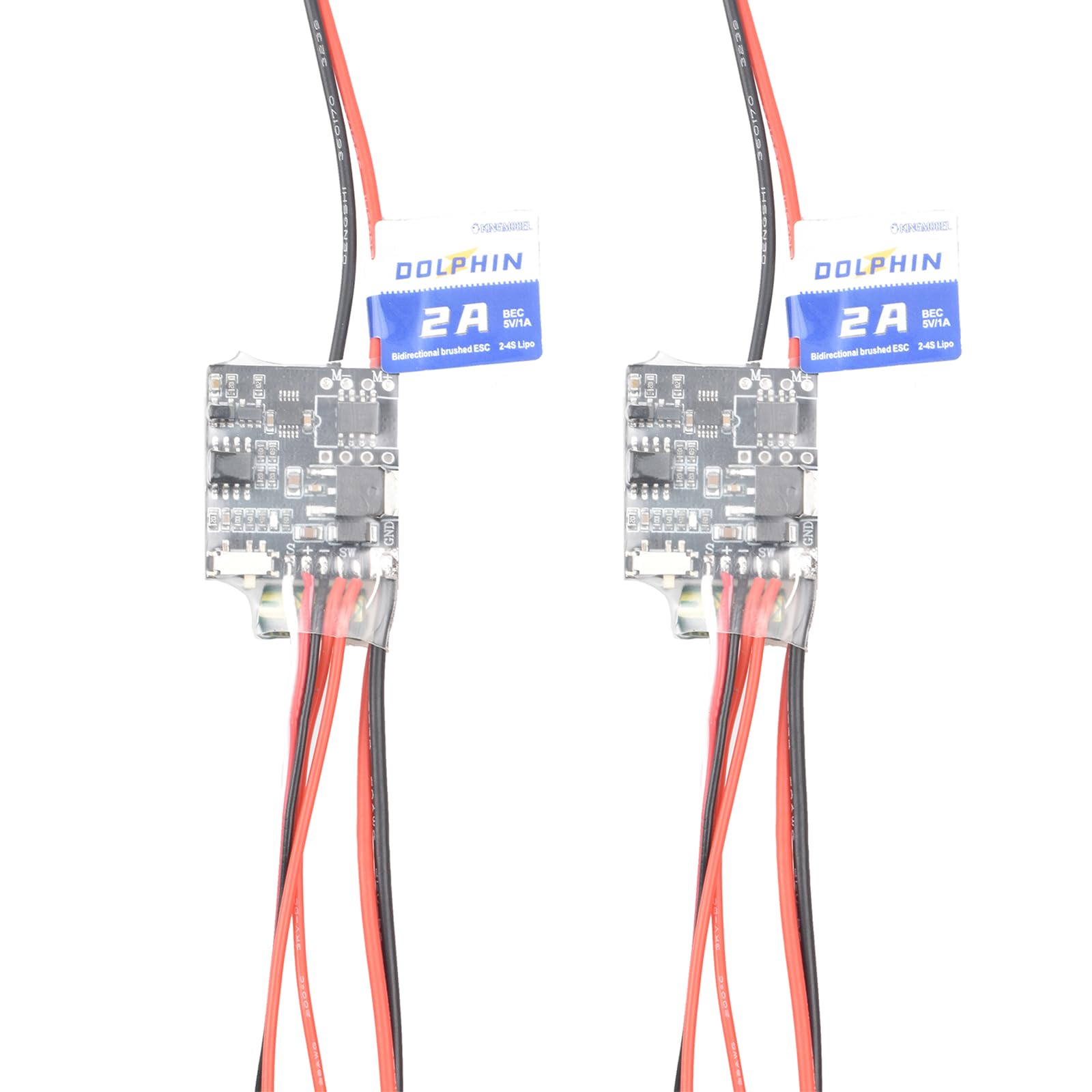 Dwukierunkowy szczotkowany elektroniczny regulator prędkości ESC 2S-4S bateria do modelu Rc DIY łódź czołg samochód kompatybilny z 130 180 szczotkowanymi częściami zamiennymi silnika ze średnim