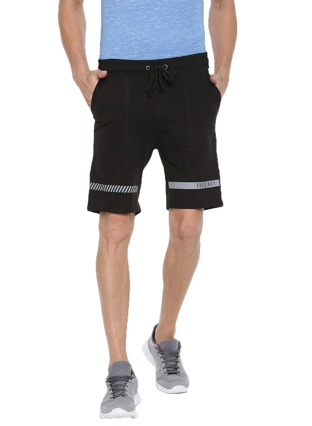 Force NXT Bermuda Shorts for Men Pack of 1 Shorts for Men | Stretchable Shorts for Men with Side Pockets | Anti-Odour, Regular fit, Men’s Sports Shorts-picture-38