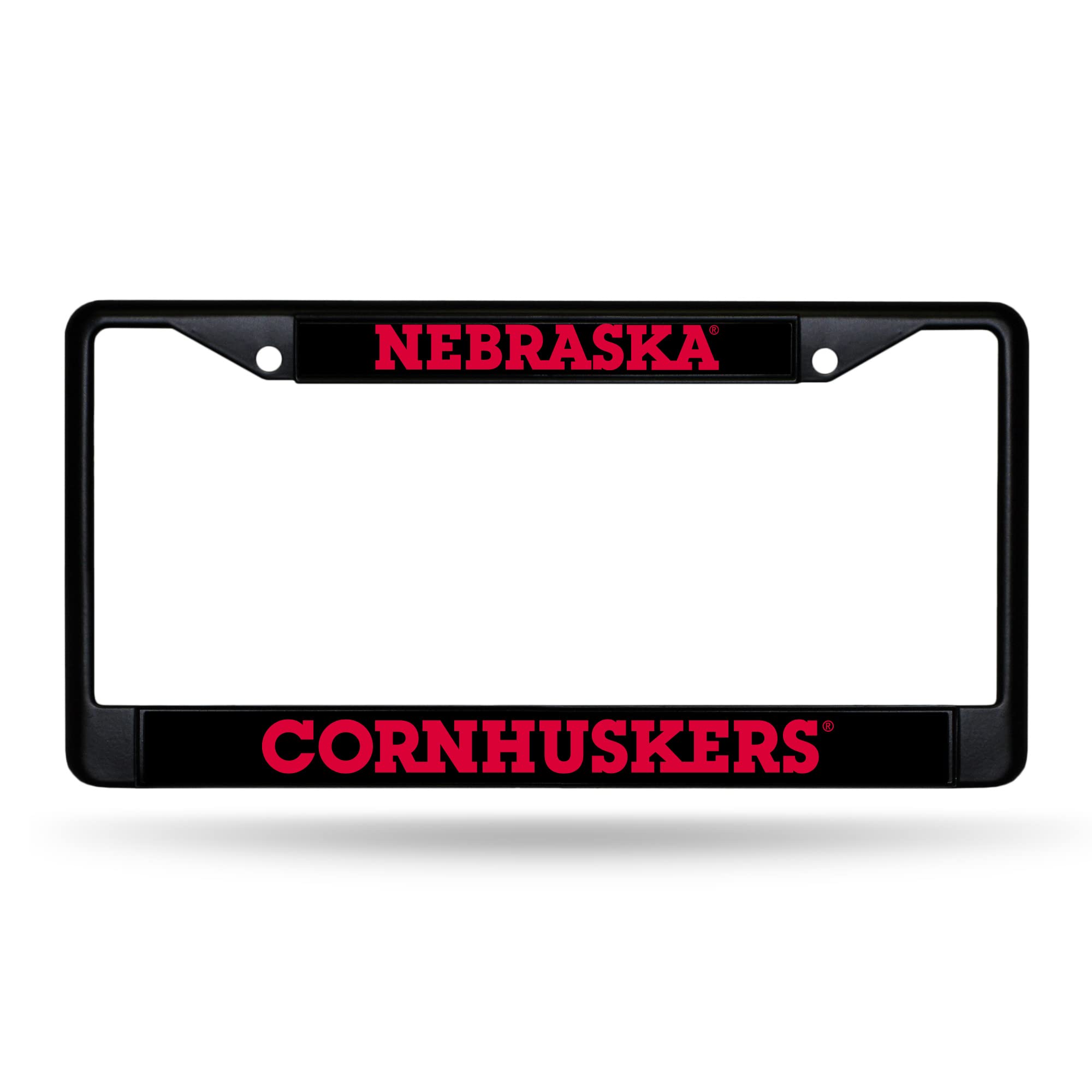 Cadre de plaque d'immatriculation auto NCAA Nebraska en métal - 8