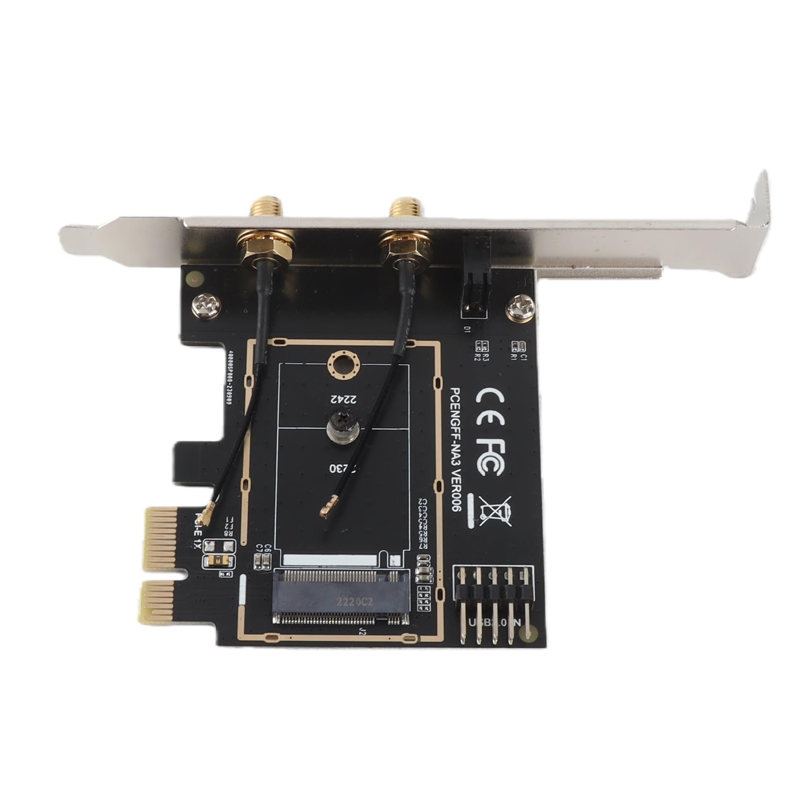 PCI-E 1X to KEY A-E Adapter Card PCI-E to NGFF M.2 WIFI Wireless Module Adapter Card KEY A-E Network Expansion Card for WINXP for WIN7 for WIN8 for WIN10 for LINUX System-image-40
