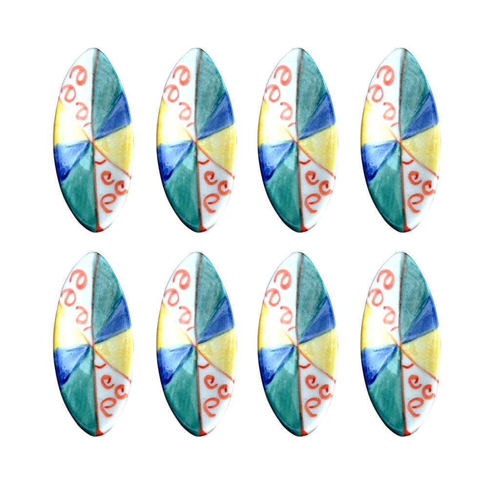 MRKU Chopstick Rest Chopsticks Holders Restaurant -8pcs Japanese Style Classical Boat Shape Design Sushi Supplies Decor