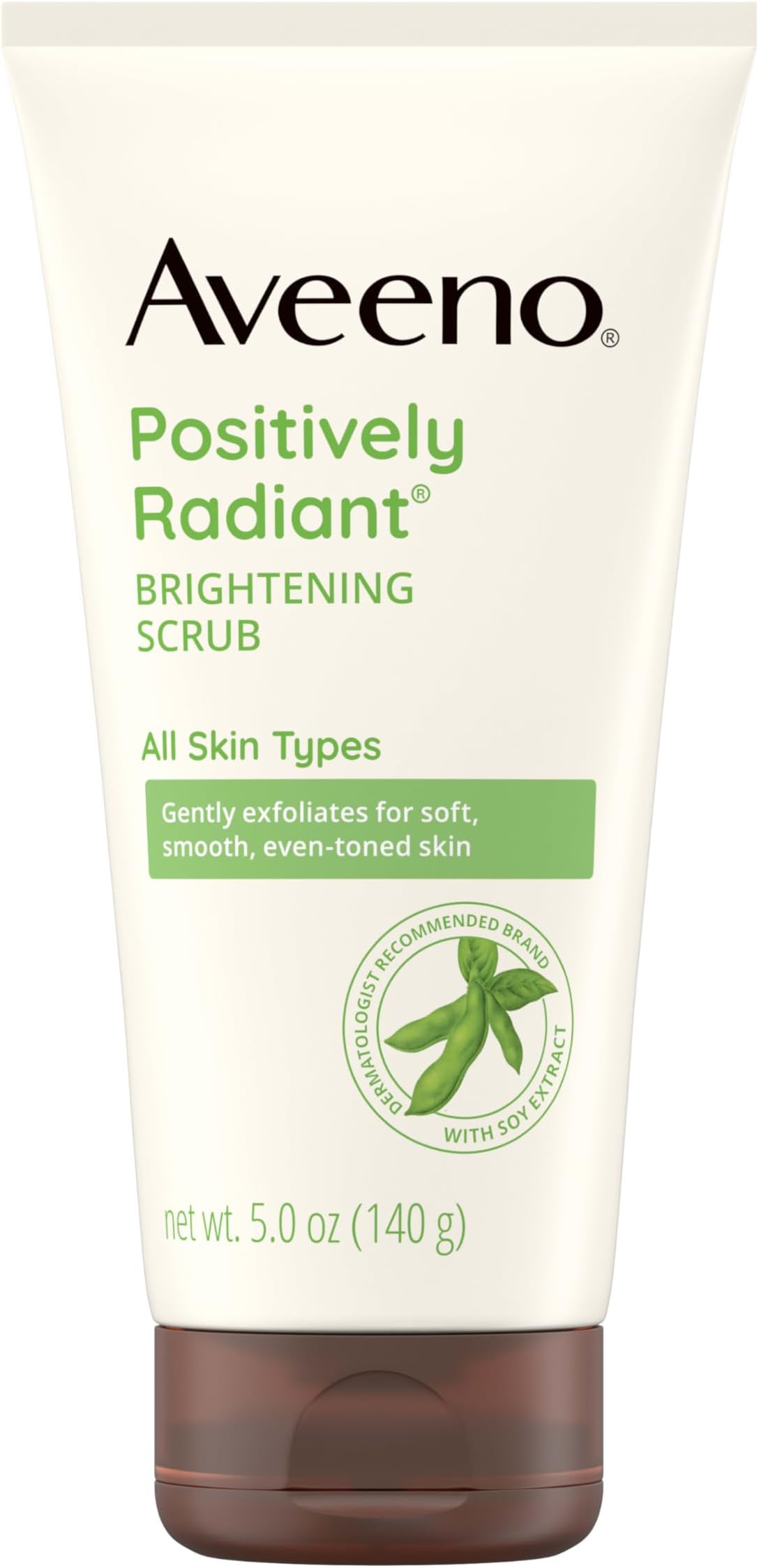 Aveeno Positively Radiant Skin Brightening Daily Scrub, 5 Oz