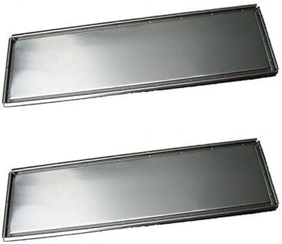 2Pcs I/O Shield Replacement Without Any Opening Blank Backplate for All Motherboard DIY