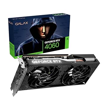 PLACA DE VIDEO NV RTX4060 8GB GDDR6 128 BITS BLACK GF 1-CLICK OC GALAX 46NSL8MDAPCO