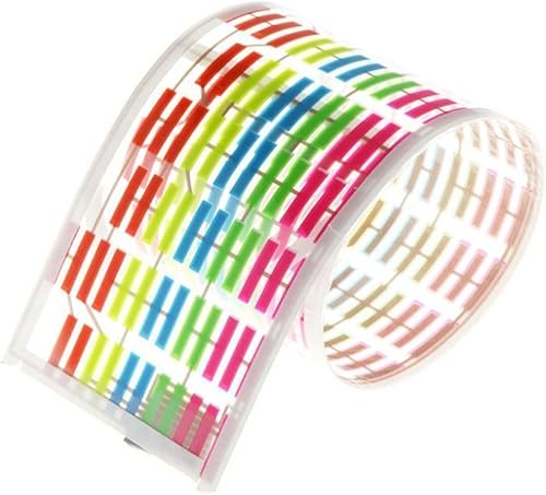 Miniatura 3 de WONFAST Sound Music Beat Activated Car Sticker Equalizer Rhythm LED Flash Light Audio Voice Rhythm Lamp 90x25cm