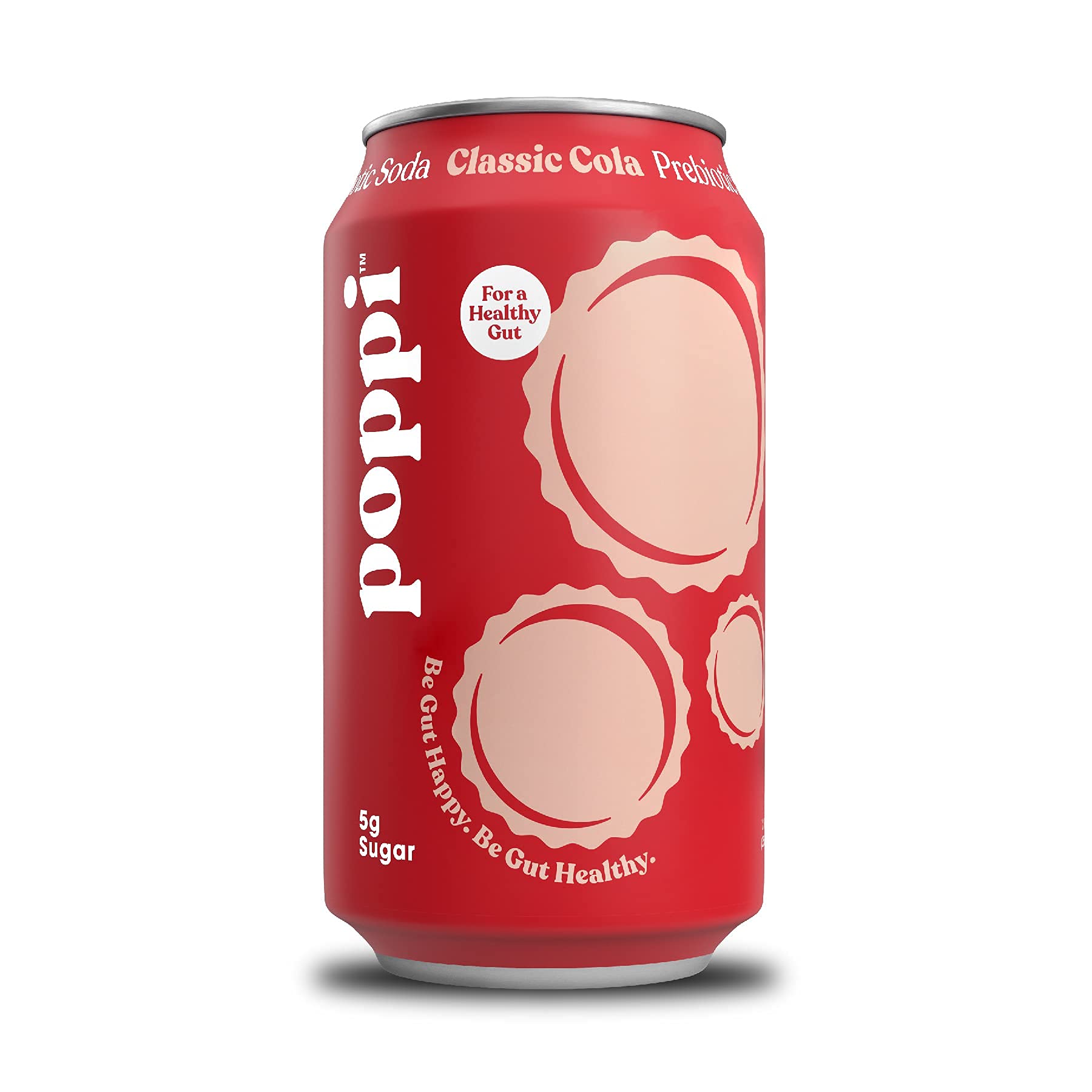 Buy POPPI Sparkling Prebiotic Classic Cola Soda w/ Gut Health