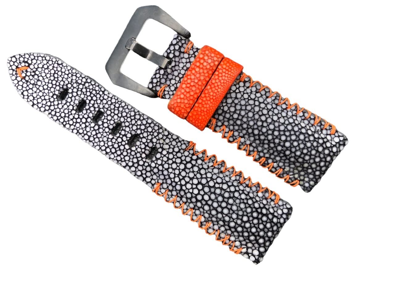 handmade genuine stingray leather watch strap band (18mm/16mm)