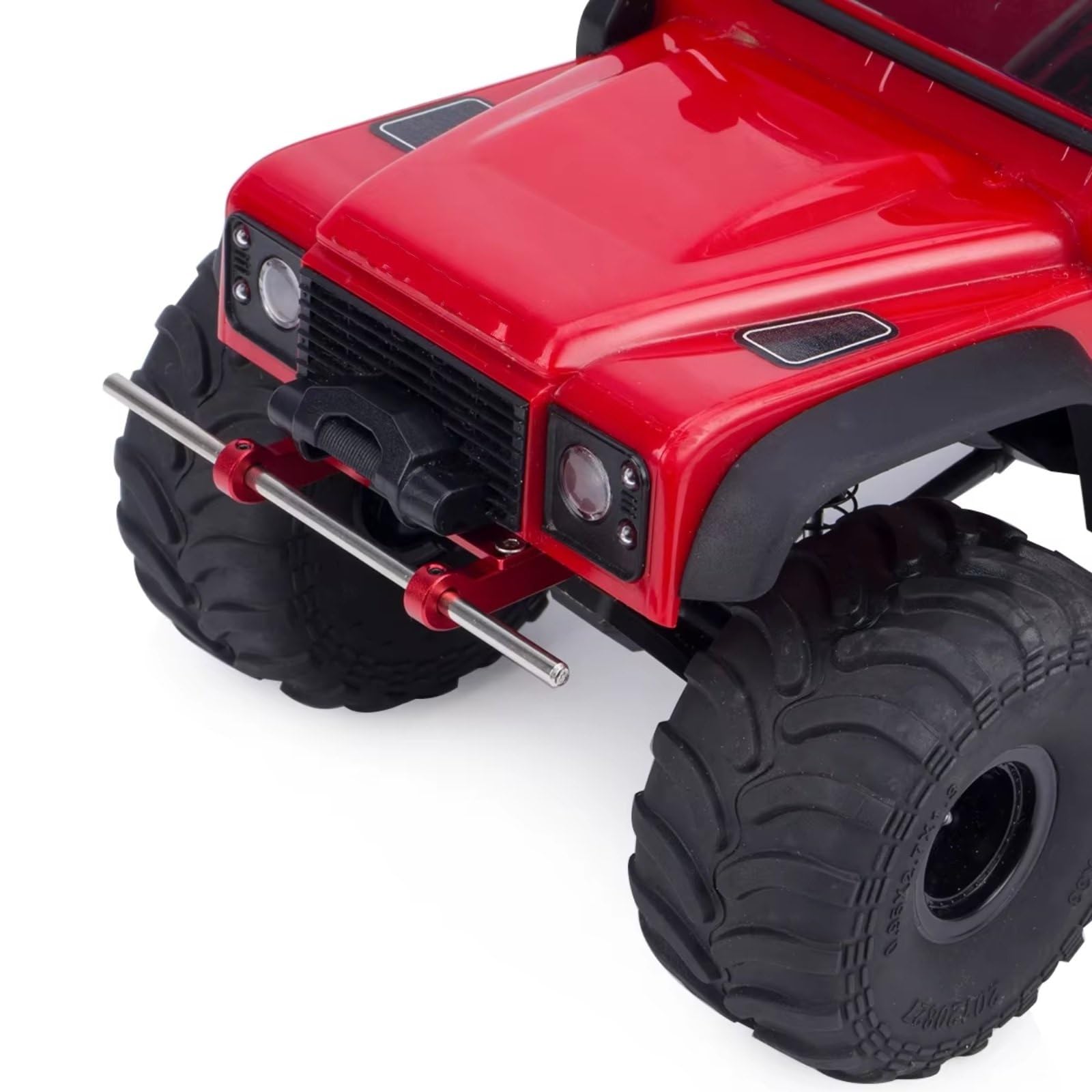 Per Traxxas Per TRX4M Per Defender Per Bronco 1/18 Paraurti Anteriore Alluminio RC Parti Automobili Aggiornamenti Accessori Componenti Sostituzioni Accessori