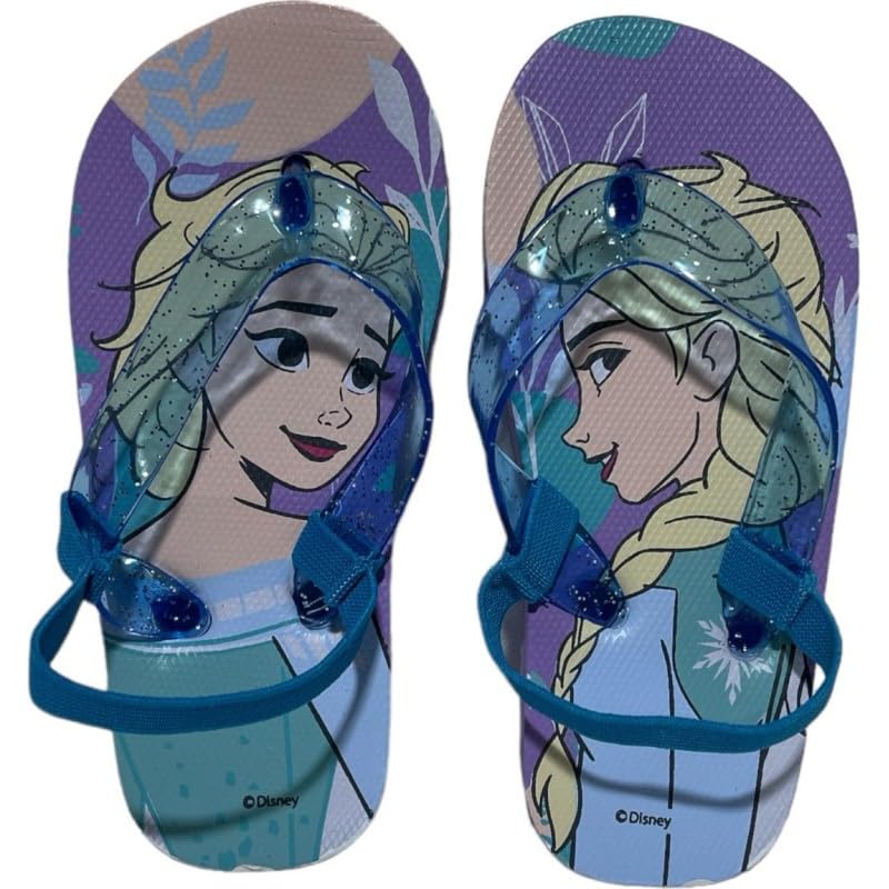 arlis Tongs Frozen Disney (Violet, Système Taille Chaussures EU, Enfant de 2 à 5 ans, Numérique (intervalle), Moyen, 22, 23)