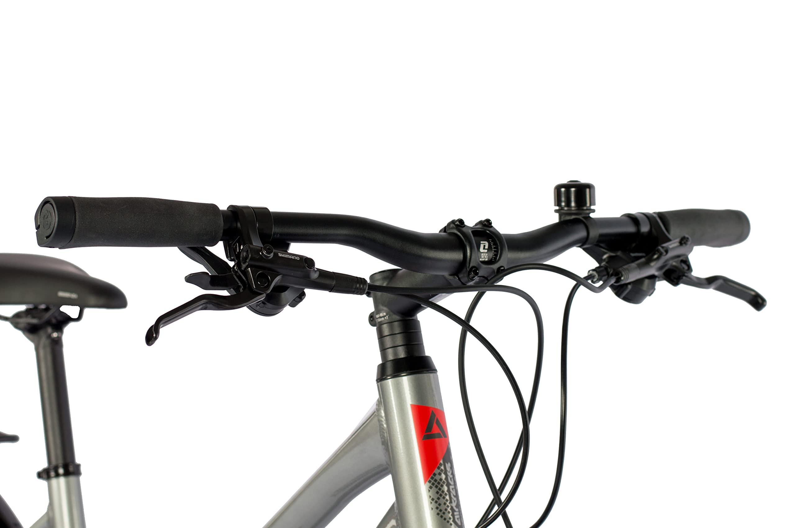 Airtracks Damen Trekking Fahrrad 28 Zoll Trekkingrad TR.2845L Shimano Alivio 24 Gang RD-M3100 SGS - Silber Matt Rahmenhöhen 48cm 52cm - Modelljahr 2026
