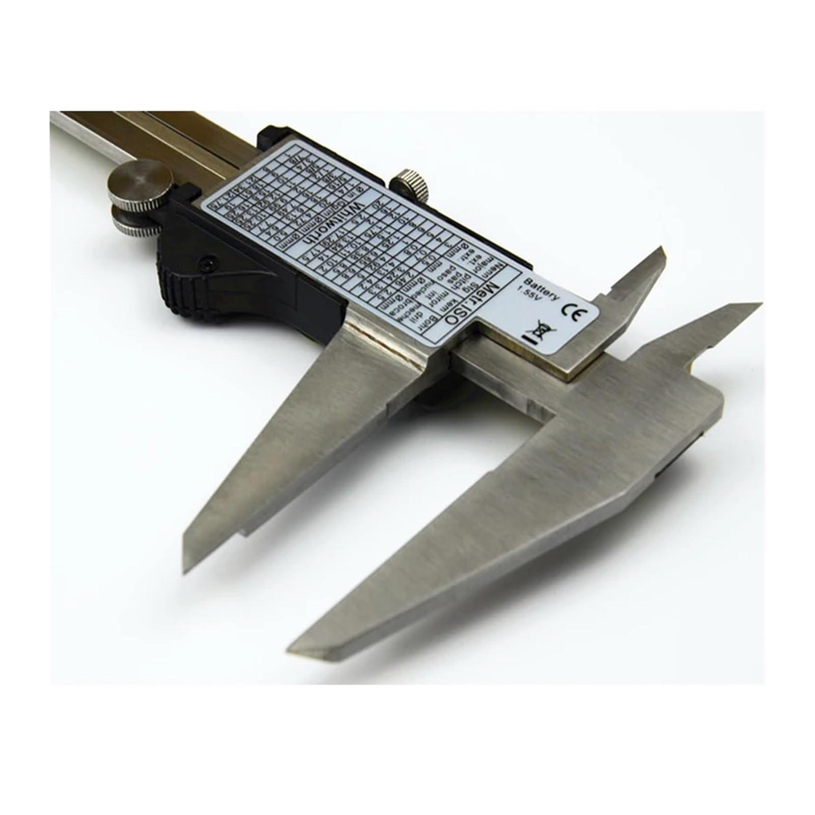 Mikrometr, 150mm 200mm 300mm Origin Mode Suwmiarka cyfrowa ze stali nierdzewnej Elektroniczna suwmiarka Mikrometr +Bo do gospodarstwa domowego(0-300mm 12inch)