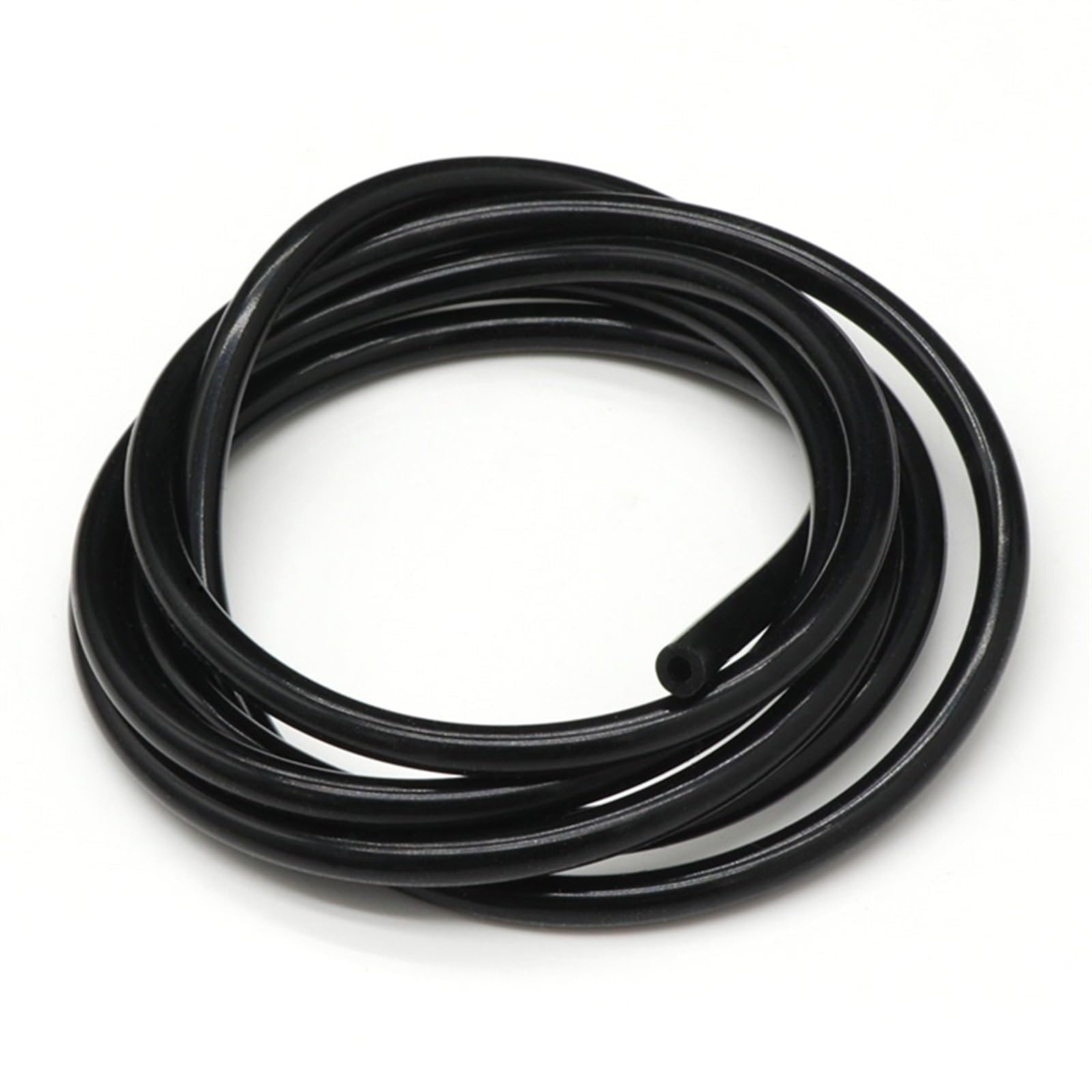 drain hose Colorful Flexible Silicone Tube Food Grade Drink Water Rubber Hose Milk Beer Soft Pipe Connector ID 8mm x 10mm OD water pump (Color : Black)