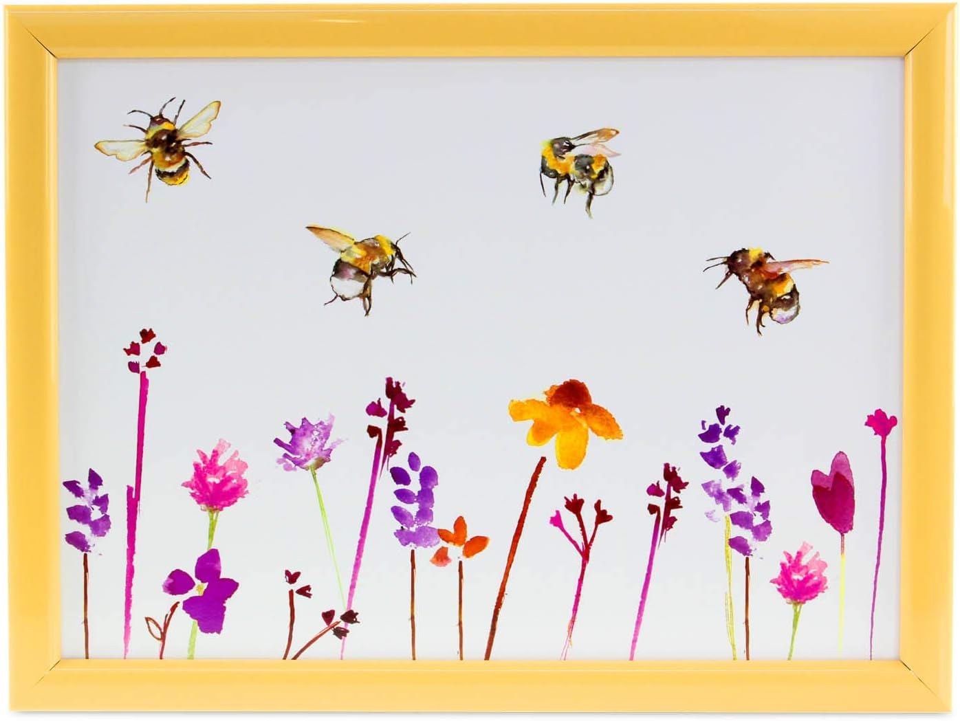 Tamersgifts Busy Bee Laptray Cushioned Laptrays Lap Tray Tv Dinner Bean Bag Padded Cushion Gift (Busy Bee Laptray)