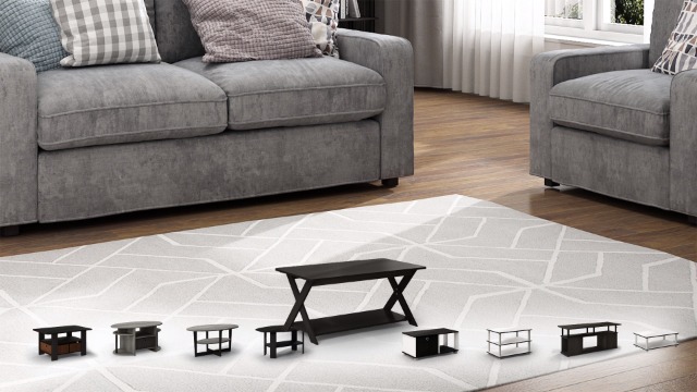 Amazon.com: Furinno JUST Coffee Table, 2-Tier Modern Coffee Table