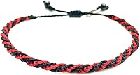 Vista 77 de Rumi Sumaq Nautical Rope Bracelet for Men, Women & Kids - Waterproof Hand-Knotted Adjustable Pull Tie - Martha’s Vineyard Island Map, Sailor Rope &