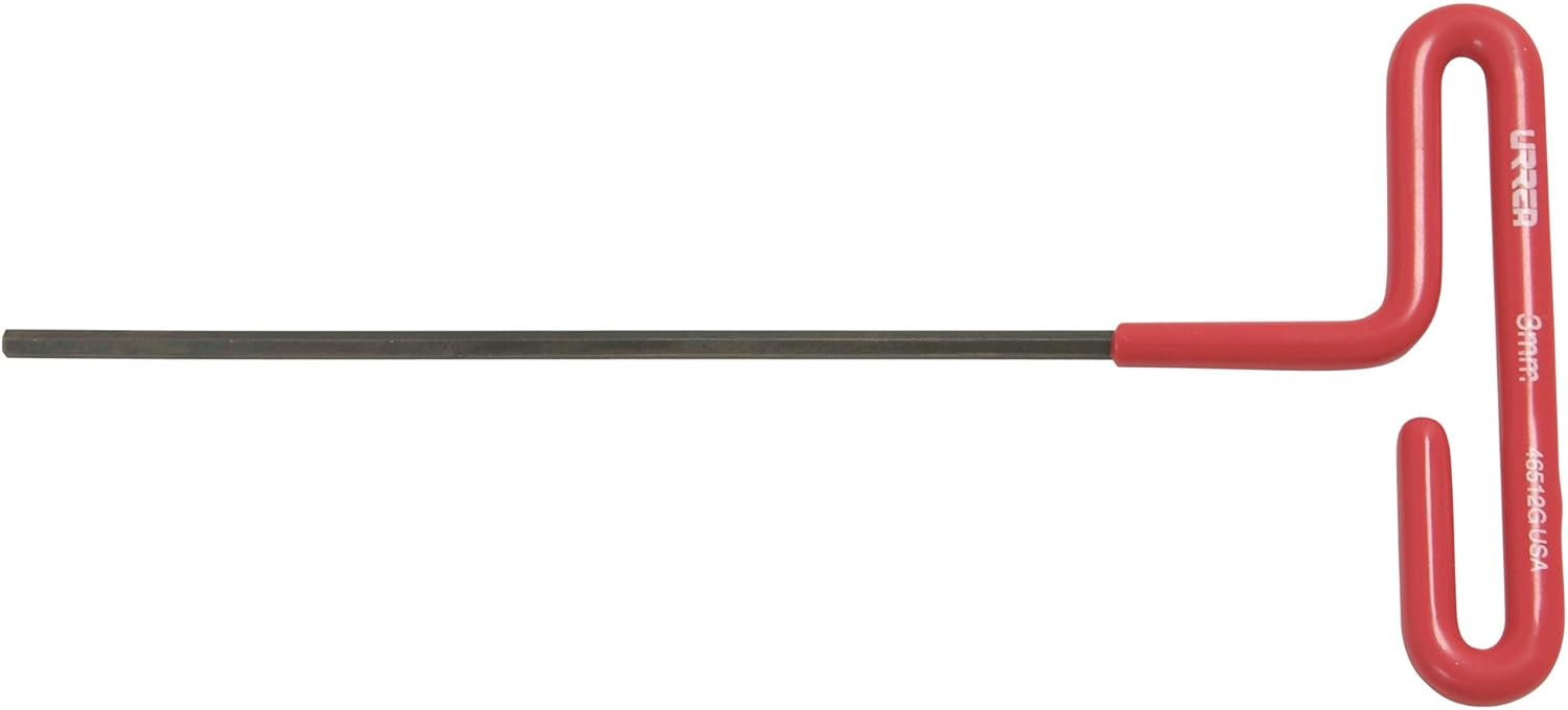Urrea 46518G 6mm Vinyl Handle 6-Inch Long T-Handle Wrench