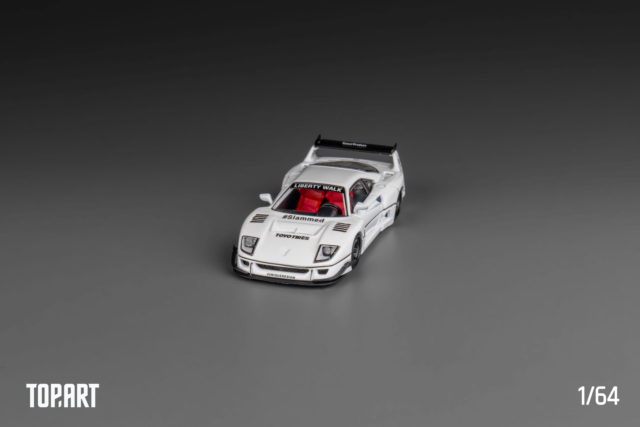 リバティーウォーク　1/64 f40 ミニカー 楽天市場】1/64 LBWK FERRARI F40 WHITE - TOKYO AUTO SALON