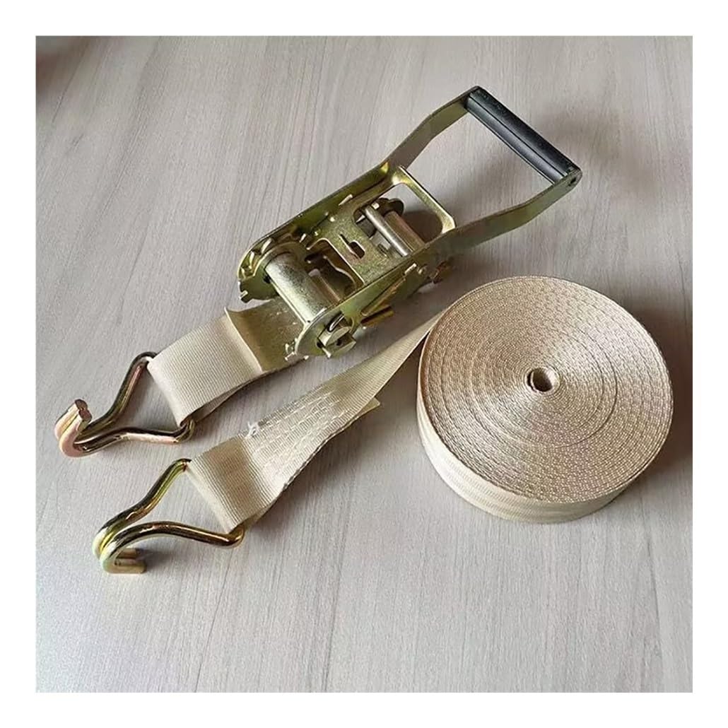 1.6" 2" Wide Ratchet Tie Down Straps, 6613/11023 LBS Working Load 3.3-65.6' Long Cargo Straps with 2 Hooks for Moving Appliances Motorcycle Truck Trailer Kayak(4cm/1.6in,6.0m/19.7Ft)