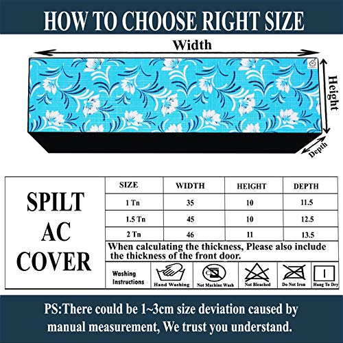 Image of Polycarbonate Water & Dustproof Split Ac Cover for Carrier 1.5 Ton 3 Star Inverter, Black (Color10)