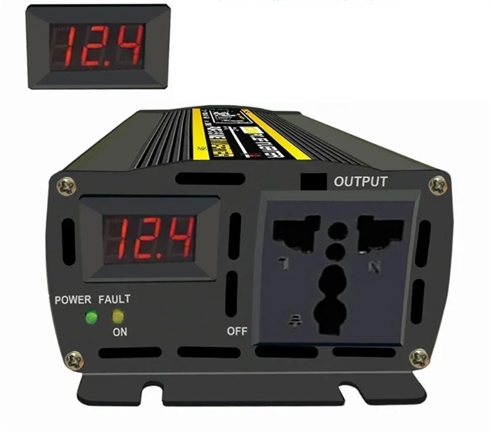 Inverter, Trasformatore Di Conversione Tensione Con Inverter A Onda Sinusoidale Pura Da 12/24 V A,per Auto,Camion, Camper