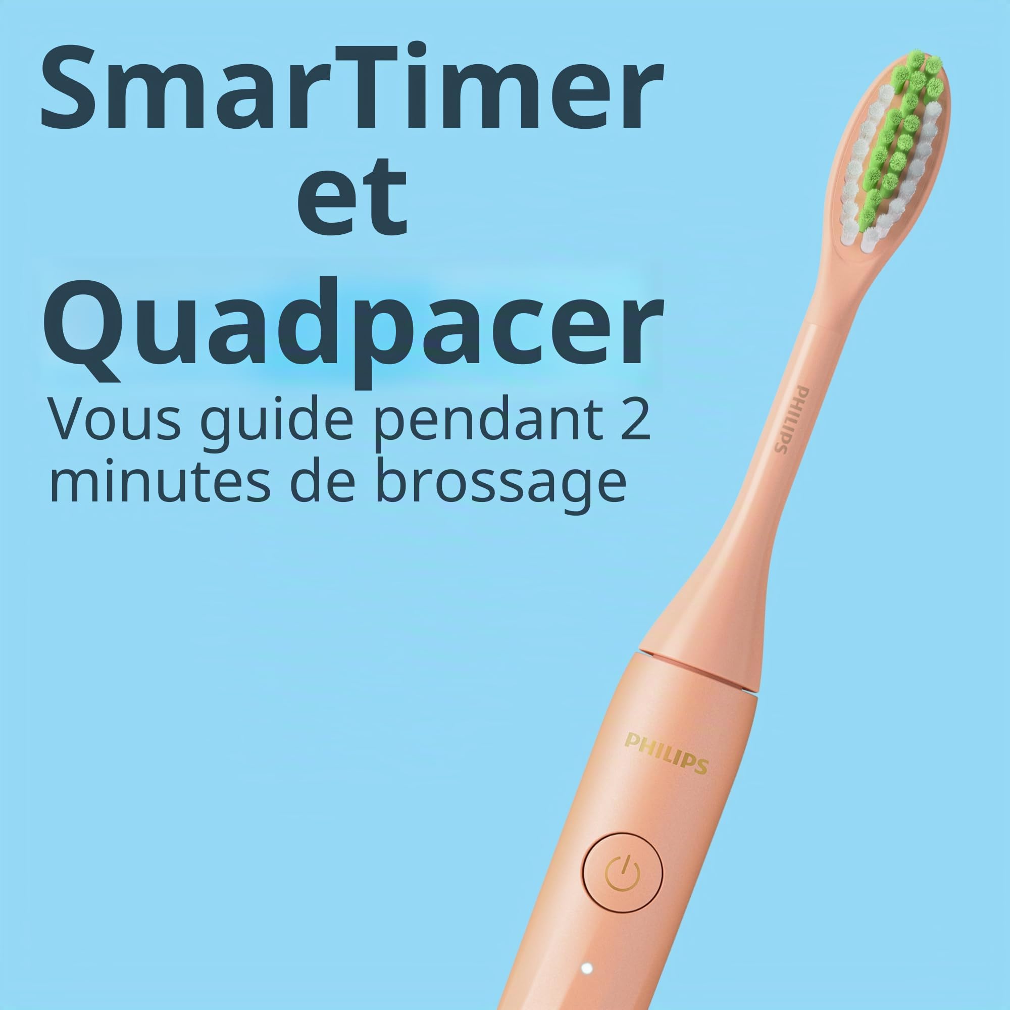 SONICARE Philips One HY1200/05 Brosse à dents rechargeable Champagne