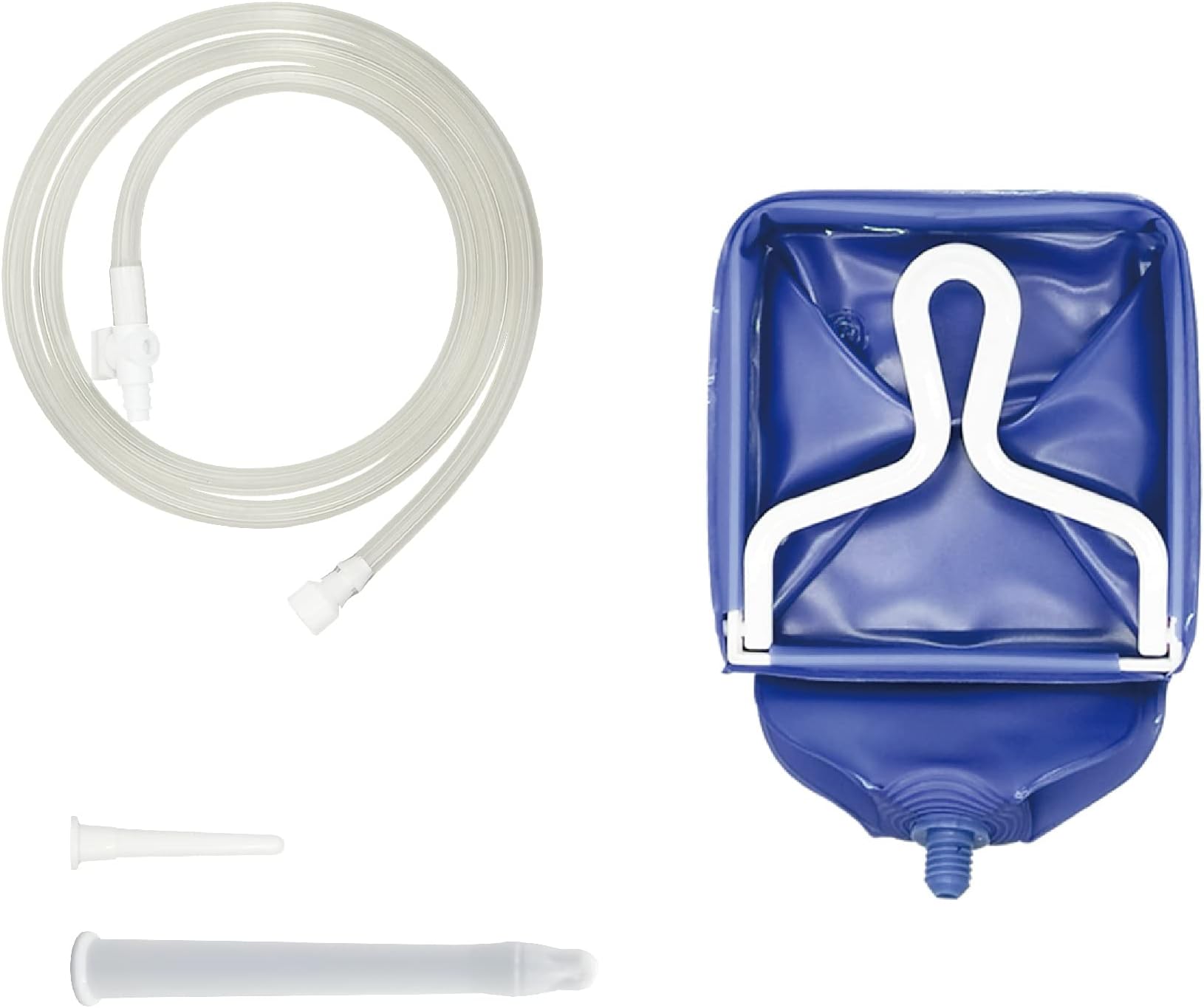 TopQuaFocus 2 L Enema Bag Kit for Constipation - Coffee Enema Kit at Home - Foldable, Portable & Reusable for Travel