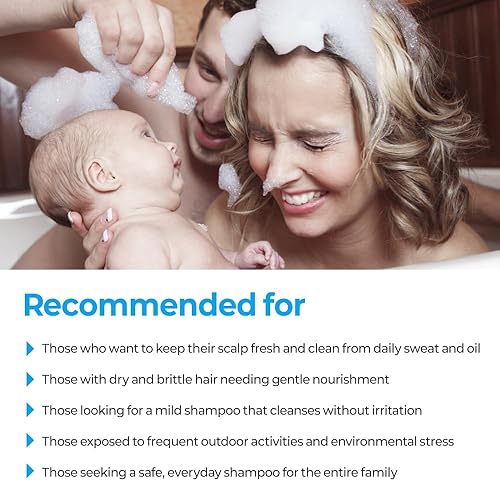 Miniatura 8 de Champú de 10.1 fl oz 10.14 fl oz - Champú acondicionador para niños, extracto de vainila, extracto de centella asiática, aceite de semilla de té