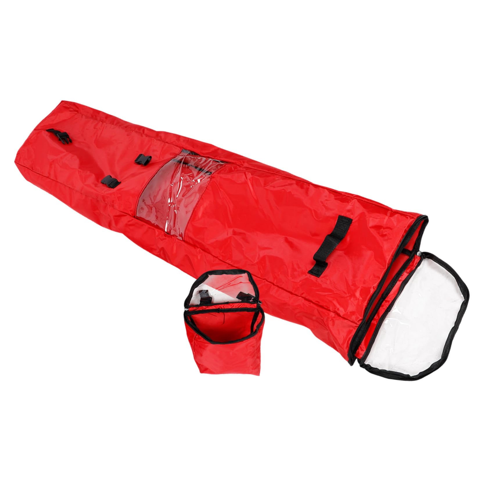 MAGICLULU Aufbewahrungstasche für Geschenkpapierrollen mit Verstärktem Boden Reißfestem Material und Reißverschluss Inklusive Abnehmbarer Kleiner Tasche für Bänder Schleifen und Zubehör Plat