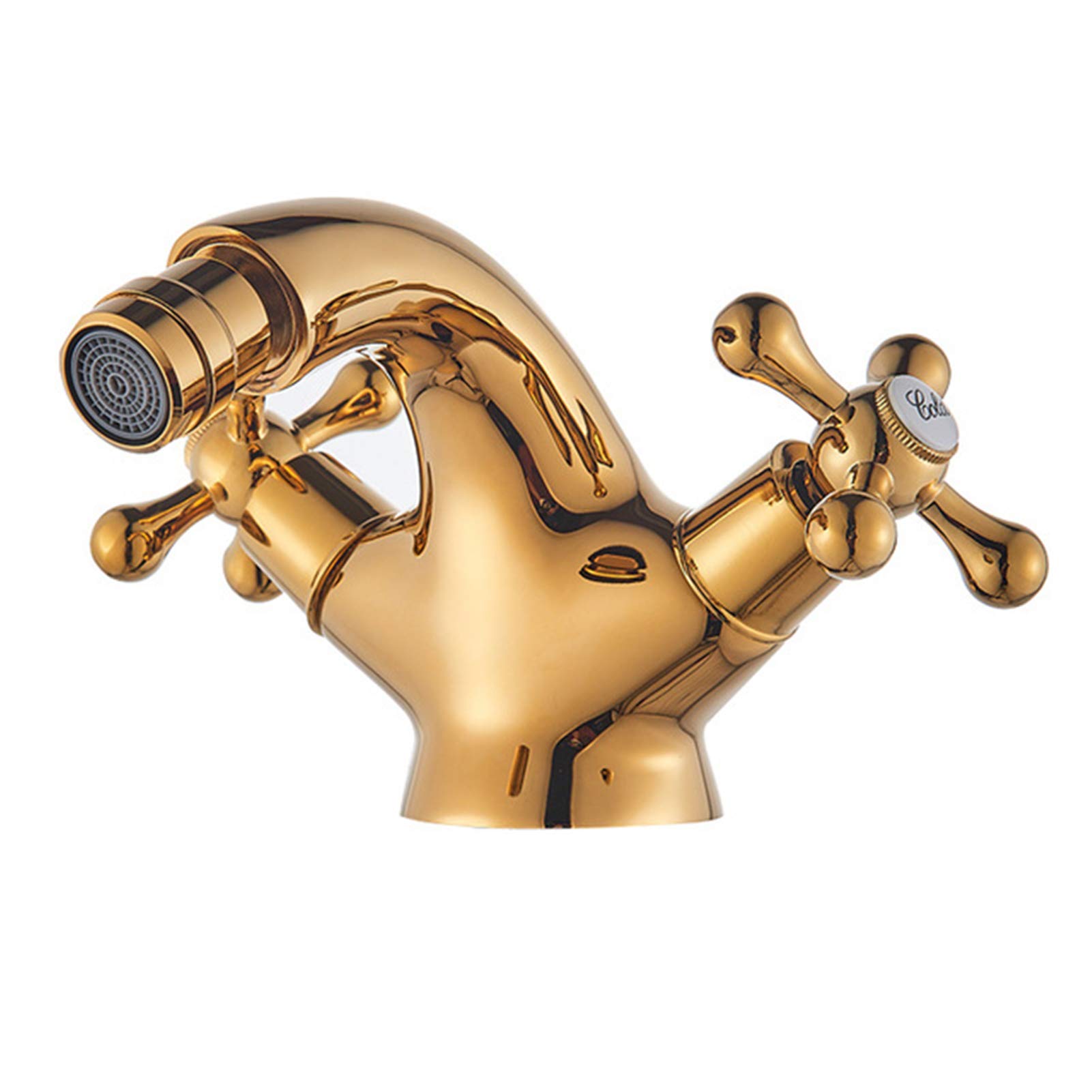 Mitigeur de douche bidet doré anti-corrosion pour remplacer un vieux robinet