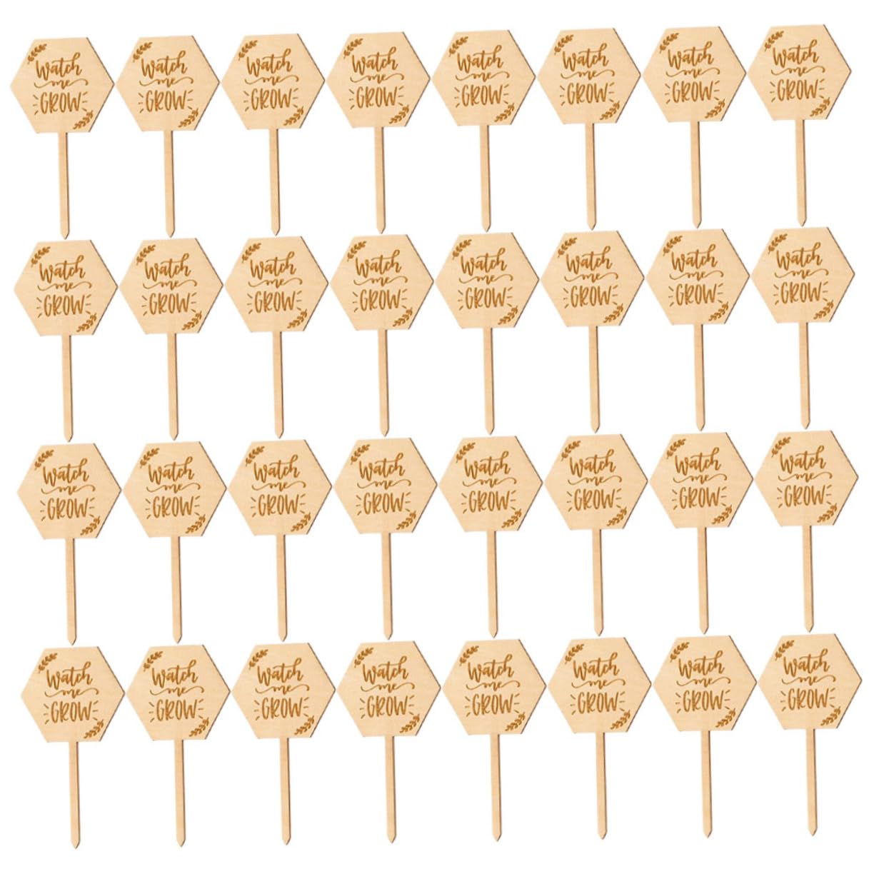 Toyvian 3 Sätze Holzetikett Im Freien Pflanzenanhänger Wasserfest Gartenschild Pflanzenpfahl Sukkulenter Marker Gartenpflanzenmarker Etiketten Stichworte 40 Stück * 3