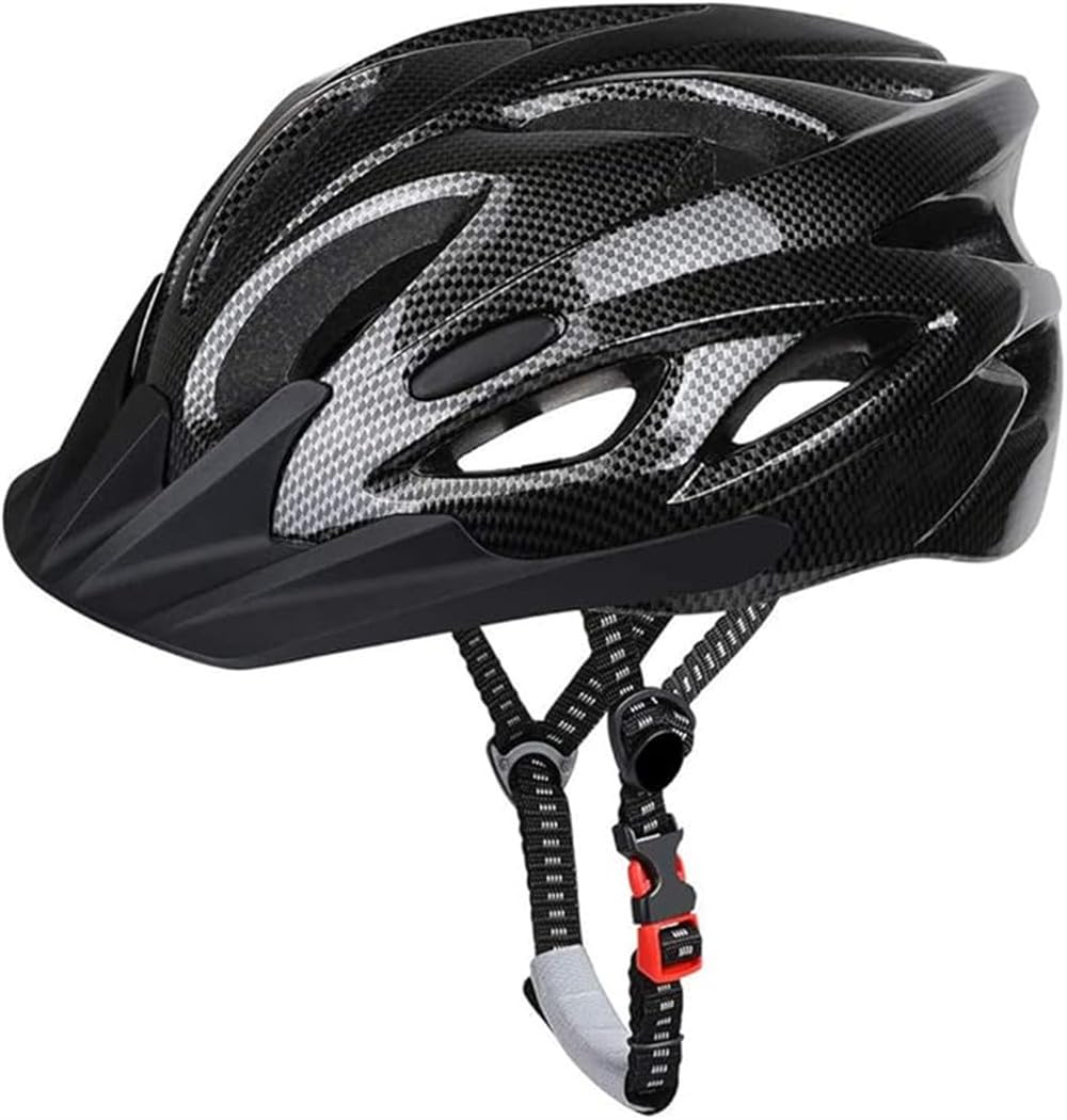 Adult Bike Helmet for Men and Women, Specialized Safety Protection Bicycle Helmet for MTB and Road Cycling, Lightweight Outdoor Sport Cycling Helmet with Headband (Black)