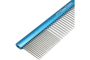 The Greyhound Comb with Oval Handle for Dogs and Cats