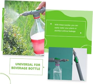 Nekuba High Pressure Water Pump, Spray Suitable for Adjustable Pet Bottles, Pest Control, Car Wash Foam, Manual Spray, Garden Irrigator