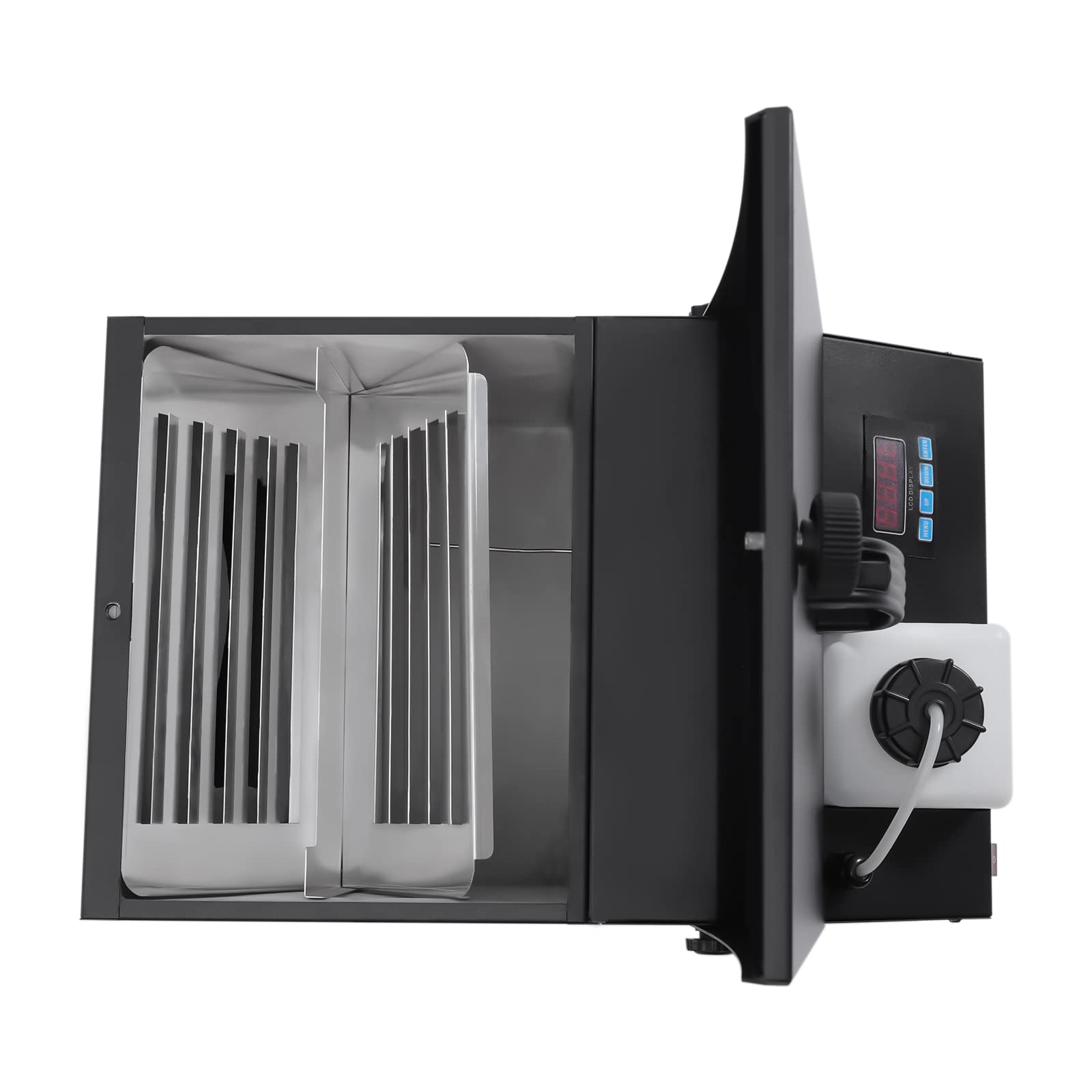1500W Low Lying Smoke Fog Machine DJ Stage Remote Fogger Dry Ice Effect DMX512 Floor Smoke Machine For Club Stage Wedding Theater Black