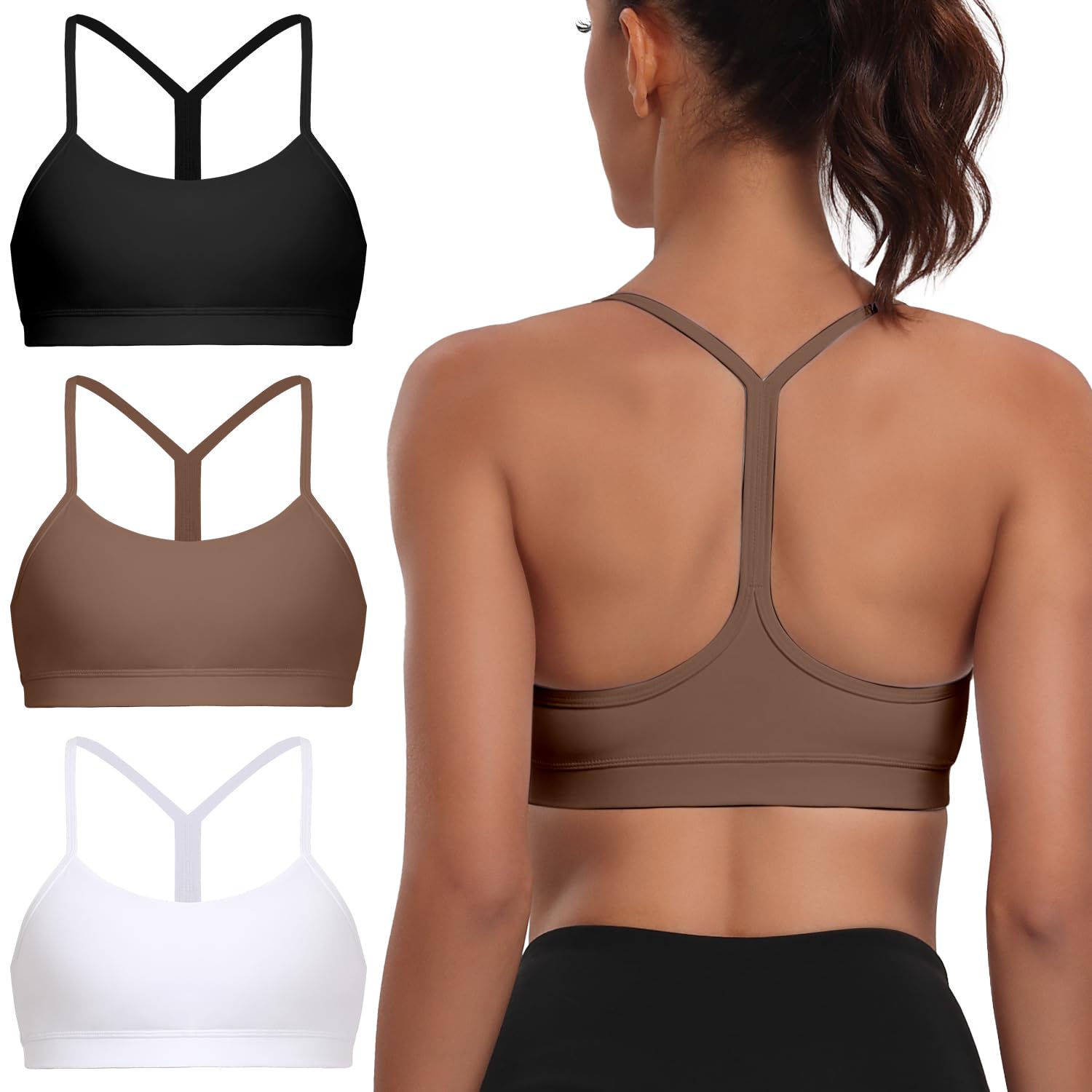 Raxnode Y-Back Sports Bra 3-Pack