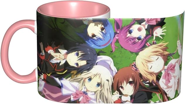 Amazon キャラクター柄 Little Busters マグカップ マグ コーヒーカップ かわいい 古法焼製 耐高温 耐冷 カフェ 陶器 食器 工芸品 飲料容器 お水 お茶やビールなどに最適 カップ 電子レンジ オーブン 食洗機ok 330ml 可愛いな貼り付けアニメプリント Haision