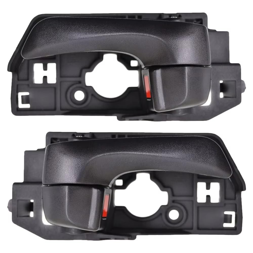Hrtlss Front Left Door Pull Handle Inner Trim For Sonata 82610-3K520 82620-3K520 83610-3K520 83620-3K520 Car Interior Door Handle Front Rear Left Right Black/Silver(Front Left)