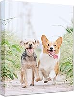Anjiefo Personalized Photo Canvas Print 6x8 - Custom Framed Wall Art for Family, Pets, Weddings | Bedroom Living Room Decor